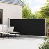 vidaXL Copertină laterală retractabilă de terasă, negru, 600 x 160 cm
