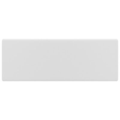 vidaXL Chiuvetă lux cu preaplin, alb mat, 41x41 cm, ceramică, pătrat