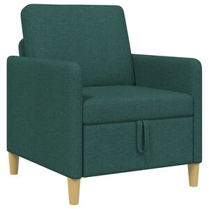 vidaXL Sofa cu Spațiu de Depozitare Verde &icirc;nchis 72 x 78 x 87 cm
