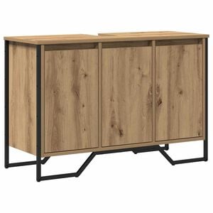 vidaXL Dulap pentru Chiuvetă Altele Stejar Artizanal 91 x 35 x 60 cm