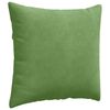 vidaXL Perne pentru canapea 2 pcs Verde deschis 45 x 45 cm