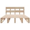 vidaXL Cadru de pat fără saltea, 160x200 cm, lemn masiv pin