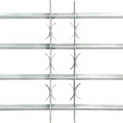 vidaXL Grilaje de siguranță ferestre, ajustabil, 2 buc., 1000-1500 mm