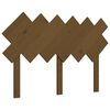 vidaXL Tăblie de pat, maro miere, 122,5x3x80,5 cm, lemn masiv de pin