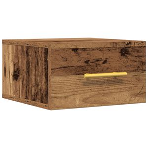 vidaXL Dulap de noapte Lemn vechi 35 x 35 x 20 cm Lemn compozit