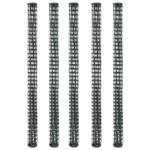 vidaXL Plase gard de grădină, 5 buc., verde, 1x1,2 m, HDPE