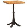 vidaXL Masă de bistro 50 x 50 x 76 cm Lemn de mango solid Maro Pătrat