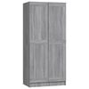 vidaXL Șifonier, gri sonoma, 82,5x51,5x180 cm, lemn prelucrat