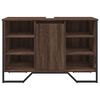 vidaXL Dulap chiuvetă de baie, stejar maro, 91x35x60 cm lemn prelucrat