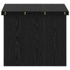 vidaXL Masă de cafea Stejar Negru 55 x 54,5 x 45 cm Lemn compozit