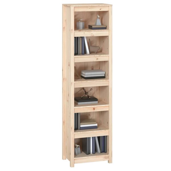vidaXL Bibliotecă, 50x35x183 cm, lemn masiv de pin