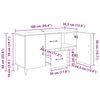 vidaXL Bufet cu sertar Lemn Vechi 100 x 36 x 60 cm Lemn compozit