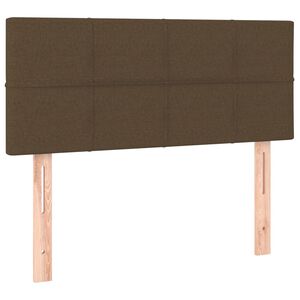 vidaXL Tăblie de pat, maro &icirc;nchis, 90x5x78/88 cm, textil