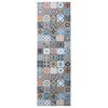 vidaXL Covor Runner ORIZ 1150 gsm albastru
