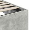 vidaXL Cadru de pat otoman cu depozitare Beton 193 x 120 x 25 cm PAL
