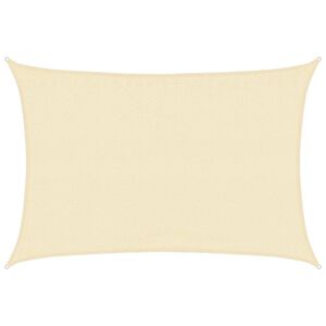vidaXL P&acirc;nză parasolar, crem, 3,5 x 4,5 m, HDPE, 160 g/m&sup2;