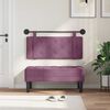vidaXL Cap de pat suspendat Pe perete Violet 110 x 55 x 5 cm Catifea