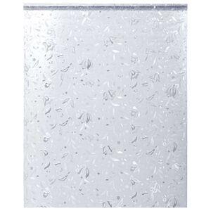 vidaXL Folie fereastră, model sablat cu floare, 45x500 cm, PVC