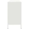 vidaXL Dulap, alb, 135x39x73,5 cm, oțel laminat la rece