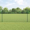vidaXL Gard cu St&acirc;lp Verde 1,2 x 25 m Oțel și PVC