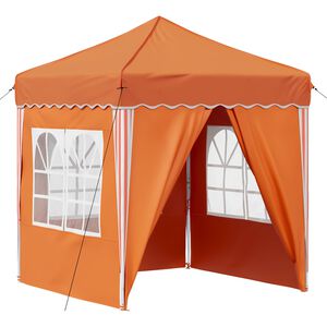 vidaXL Cort de Petrecere Pop-up 195 x 195 x 245 cm Portocaliu