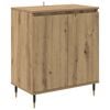 vidaXL Bufet Stejar Artizanal 60 x 35 x 70 cm Lemn compozit