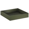 vidaXL Vază pentru Grădină Verde măsliniu 100 x 100 x 20 cm