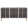 vidaXL Dulap pentru discuri gri sonoma, 100x38x48 cm, lemn prelucrat