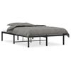 vidaXL Cadru pat metalic, negru, 120x190 cm
