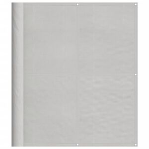 vidaXL Paravan de balcon gri deschis 120x800 cm 100% poliester oxford