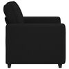 vidaXL Canapea Scaun Negru 100x77x82 cm Tesatura