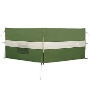 vidaXL Paravan de camping verde 344x120 cm impermeabil
