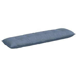 vidaXL Perna pentru spate albastru 180 x 50 cm Țesătură din corduroy