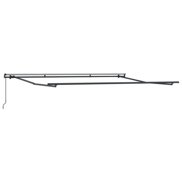 vidaXL Cortina Retractabilă Manual portocaliu și maro 450 &times; 300 cm