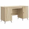 vidaXL Birou Stejar Sonoma 142,5 x 50 x 75 cm Lemn prelucrat