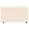 vidaXL Pat de zi cu saltea și USB, crem, 90x200 cm, textil