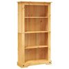 vidaXL Bibliotecă 4 rafturi pin, stil mexican Corona 80x29x150 cm