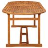 vidaXL Set mobilier de grădină 11 piese 220x90x75cm, lemn masiv acacia