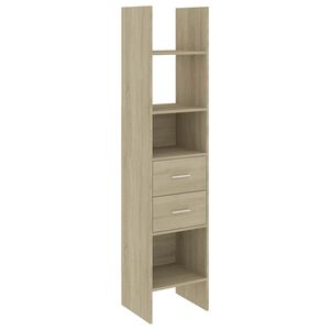 vidaXL Bibliotecă, stejar Sonoma, 40x35x180 cm, lemn prelucrat
