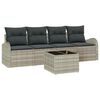 vidaXL Set de canapele pentru grădină Gri deschis 55 x 55 x 37 cm