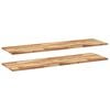vidaXL Rafturi suspendate 2 buc. 140x40x2cm lemn masiv acacia netratat