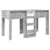 vidaXL Pat Etajat pentru Copii Gri din beton 75 x 190 cm
