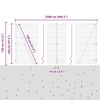 vidaXL St&acirc;lp de gard. Gri 25 x 1,2 m (plasă de 50 mm) Oțel