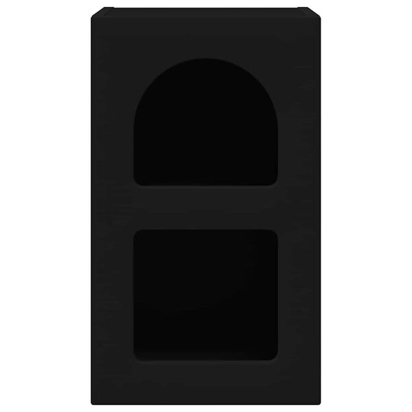 vidaXL Noptieră Negru 29,5 x 33,5 x 50 cm Lemn compozit