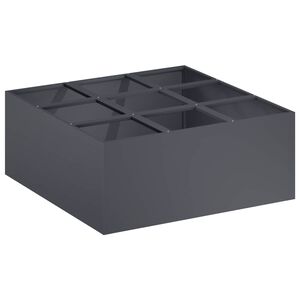vidaXL Vază pentru Grădină Antracit 100 x 100 x 20 cm