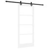 vidaXL Ușă glisantă ORKDAL 86 x 198,5 cm Lemn masiv de pin și sticlă