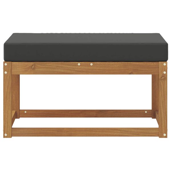 vidaXL Bancă de exterior natural 79 x 43 x 37 cm Lemn Solid de Acacia