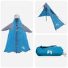 vidaXL Pelerină de ploaie 2-&icirc;n-1 cu glugă albastru 262 x 126 x 130 cm