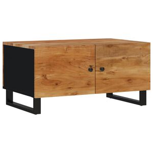 vidaXL Măsuță de cafea, 80x50x40 cm, lemn masiv acacia/lemn prelucrat