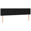 vidaXL Pat box spring cu saltea, negru, 120x190 cm, catifea